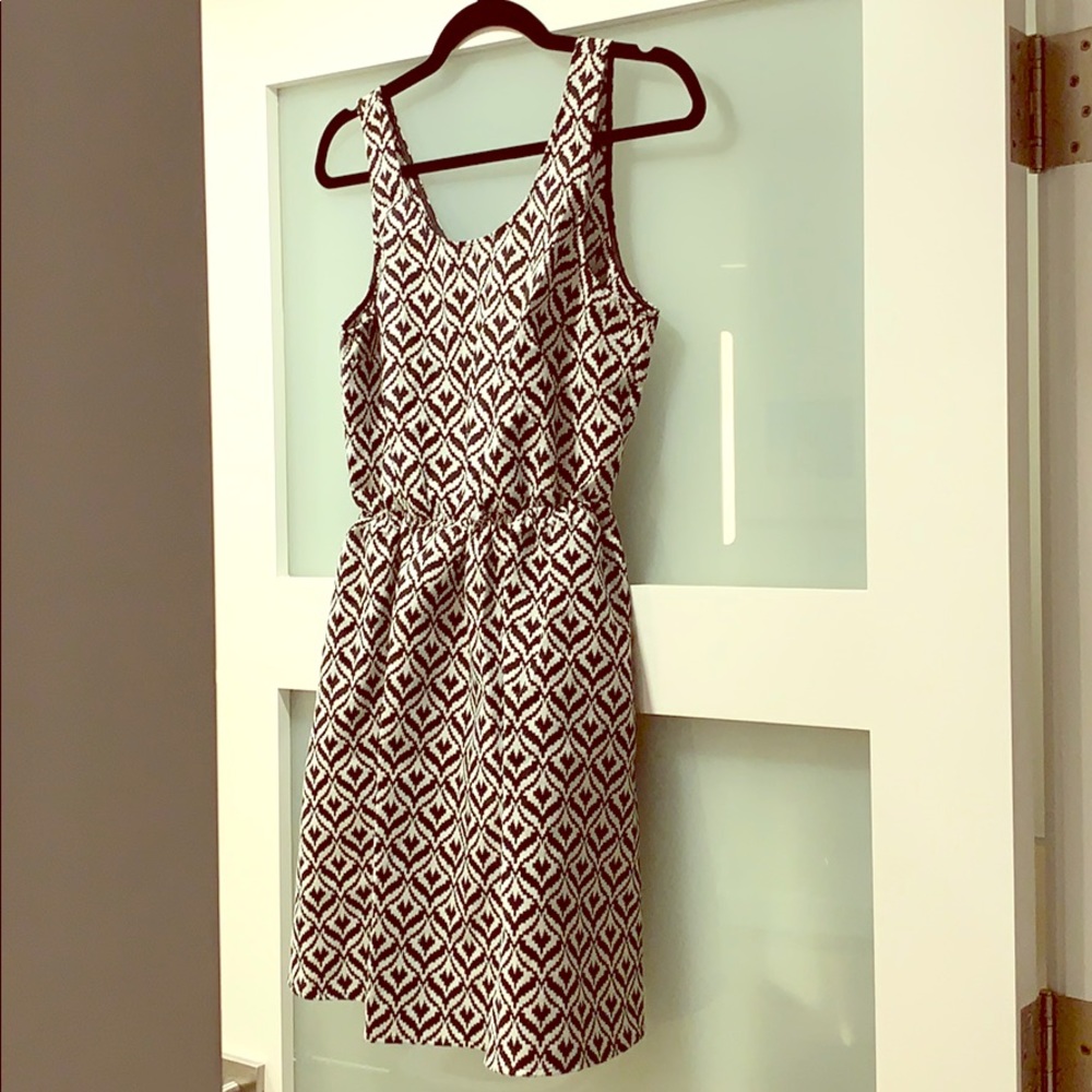 Retro pattern dress